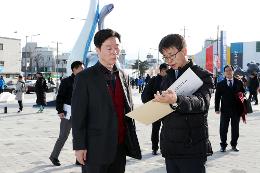 첨부 이미지: 20180216 경강선 강릉역 현장순시1