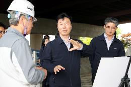 첨부 이미지: 20190516 경의선(문산-임진강) 전철화사업 현장점검1