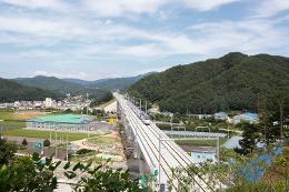 첨부 이미지: 20170803 주천강교 시운전(원주-강릉)(KTX산천)2