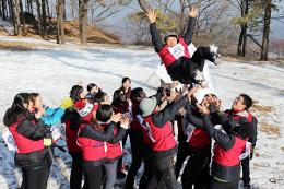 첨부 이미지: 20130213 신입직원교육-극기훈련3